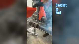 μηχανή ανθρακόπλινθων πριονιδιού