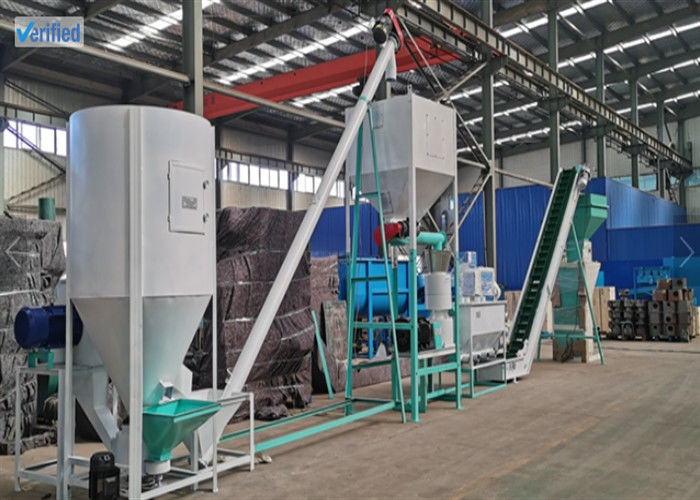 Προσαρμόσιμη Γραμμή Παραγωγής Συσσωματωμάτων Ζωοτροφών με Οδηγό Εγκατάστασης Μηχανικού και Τροφοδοσία 380V/50Hz/3Phase