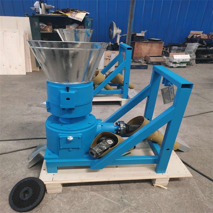 Top Seller 3 rollers 55HP tractor driven PTO pellet mill with 500kg/h capacity OEM pto wood pellet mill with CE