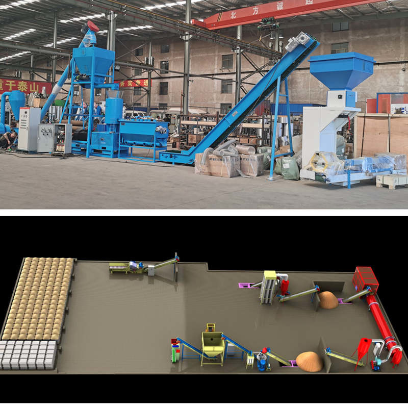 600-800kg/H ξύλινη γραμμή παραγωγής 612mm σβόλων σβόλος βιομαζών που κατασκευάζει τη μηχανή