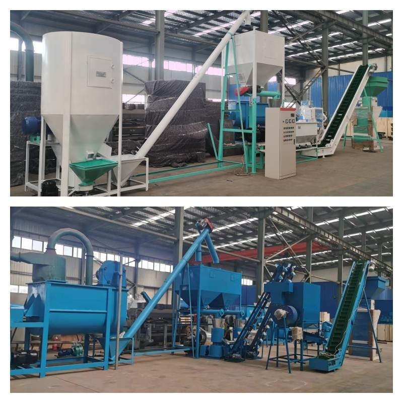 1000kg/H γραμμή παραγωγής 112mm σβόλων ζωοτροφών Granulator σβόλων τροφών