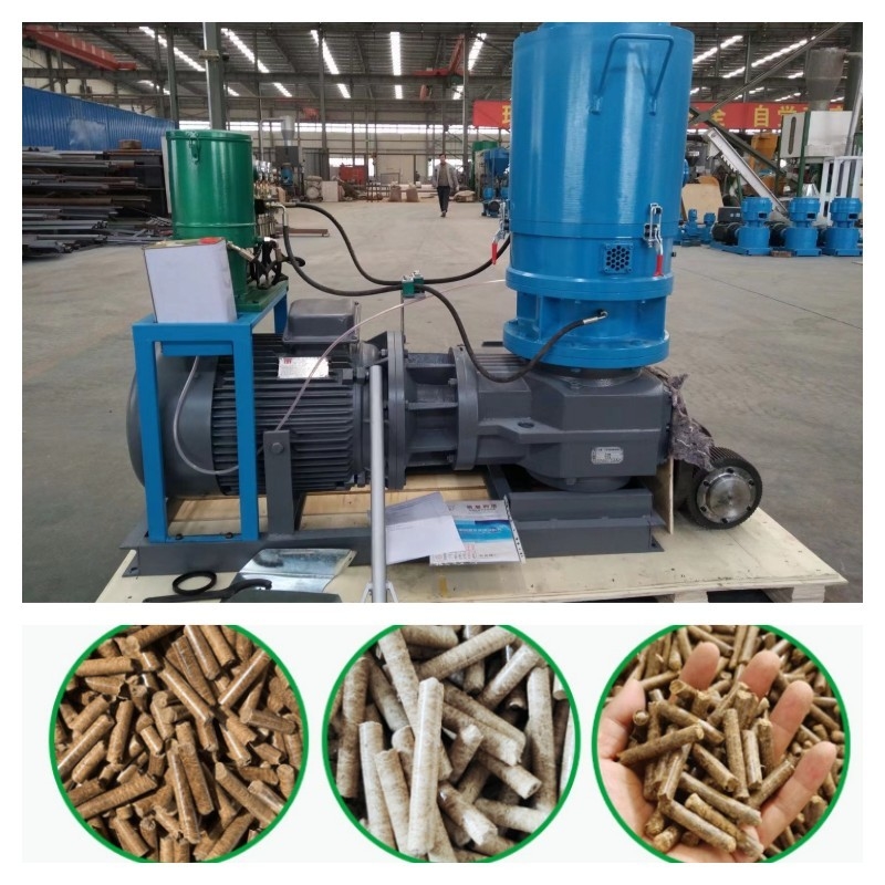 500KG/H επίπεδη υψηλή πυκνότητα μηχανών σβόλων ξύλινων τσιπ βιομαζών μύλων σβόλων κύβων ξύλινη