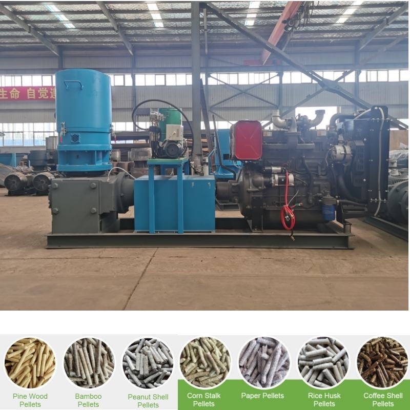 55-160kw Power Wood Pellet Mill για προσαρμοσμένη τάση και λειτουργία 380V/50HZ/3Phase