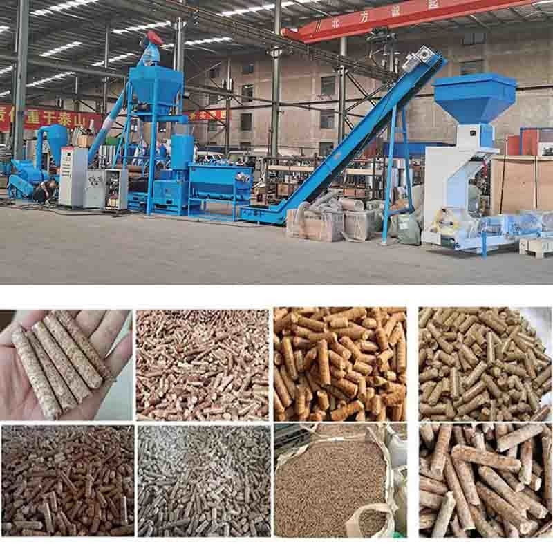 600-800kg/H ξύλινος σβόλος βιομαζών γραμμών παραγωγής σβόλων που κατασκευάζει τη μηχανή τον επίπεδο κύβο