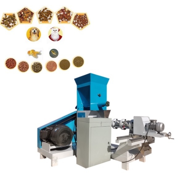 100-500kg/H επιπλέουσες μηχανές επεξεργασίας τροφών γραμμών παραγωγής τροφών ψαριών μηχανών εξωθητών τροφίμων σκυλιών της Pet γατών ικανότητας