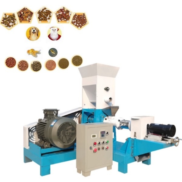100-500kg/H επιπλέουσες μηχανές επεξεργασίας τροφών γραμμών παραγωγής τροφών ψαριών μηχανών εξωθητών τροφίμων σκυλιών της Pet γατών ικανότητας