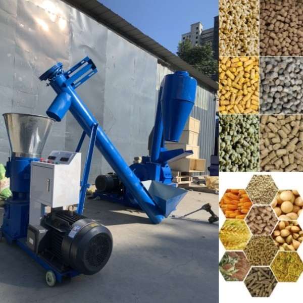 100-1200kg/H επίπεδος μύλος 112mm σβόλων κύβων κατασκευαστών σβόλων ζωοτροφών τελικό μέγεθος σβόλων