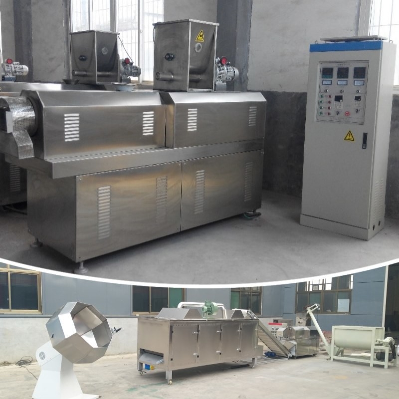 200~500 kg/ώρα Δίδυμη βίδα ξηρή εκχύλισσα τροφίμων για ζώα με κατοικίδιο χαρακτήρα ξηρή εκχύλισσα τροφίμων για ψάρια