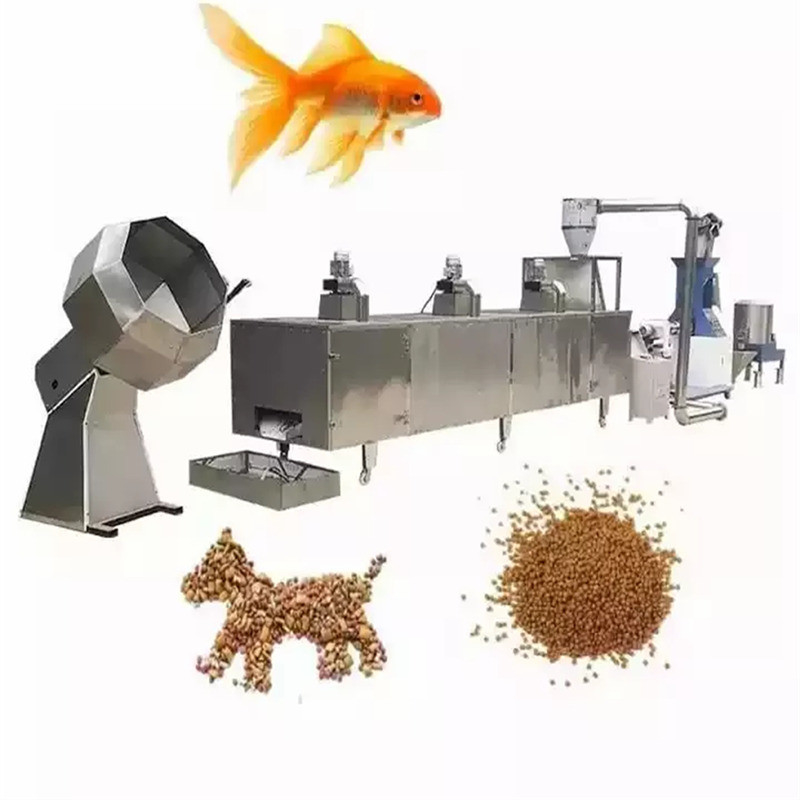 500KG/H επιπλέον ψαριών τροφών CE εξωθητών τροφίμων ψαριών γραμμών παραγωγής διακοσμητικό