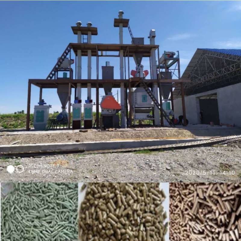 Μηχανή σβόλων τροφών κουνελιών κύβων 1-10 TPH δαχτυλιδιών γραμμών παραγωγής σβόλων ζωοτροφών CE