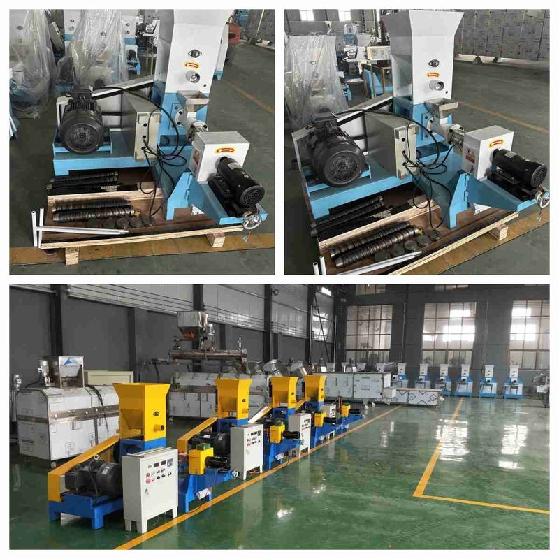 100-200kg/H Tilapia επιπλέων Τύπος βιδών μηχανών σβόλων τροφών της Pet μηχανών εξωθητών τροφών
