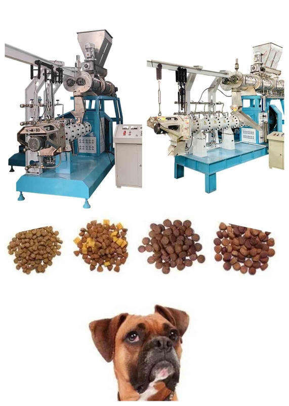 500-1000kg/H ξεράνετε το δίδυμο μύλο σβόλων τροφών γαρίδων βιδών εξωθητών τροφών ψαριών τύπων