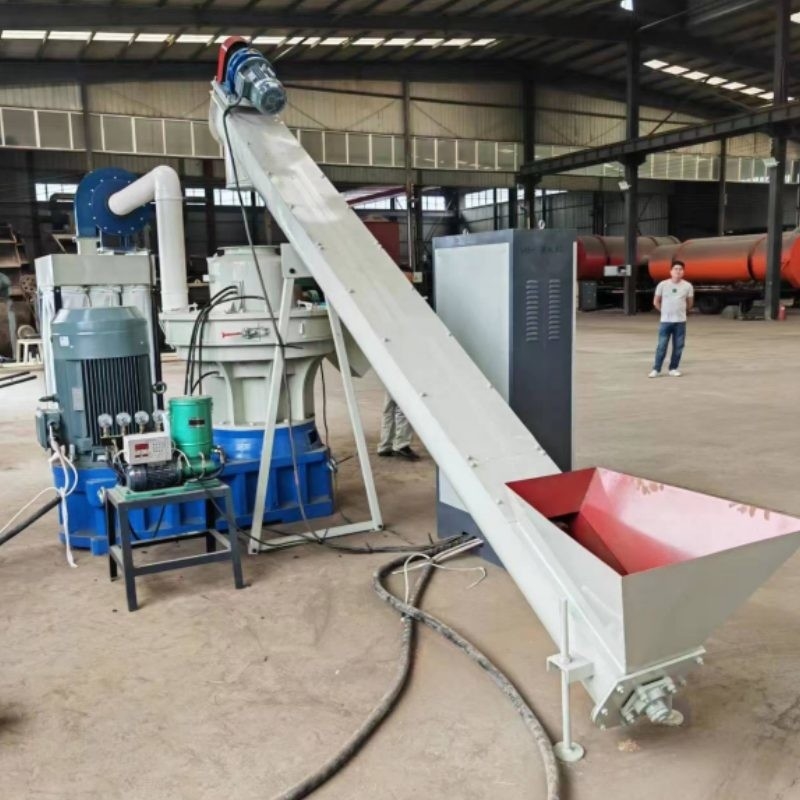 Μηχάνημα τροφοδοσίας πέλλετ 1-4T/H Automatic Wood Pellet Mill Wood Fuel Ring Die Feed Pellet