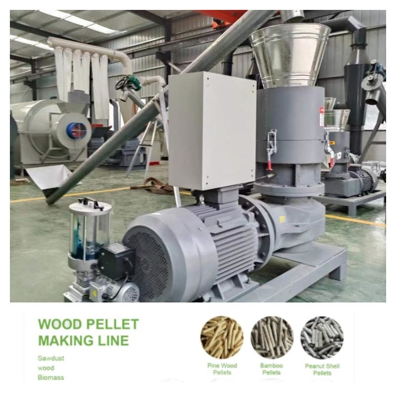 100-1200kg/H ξύλινη σβόλων γραμμή σβόλων κατασκευαστών 22-55KW ξύλινη με ρυθμιζόμενου μεγέθους