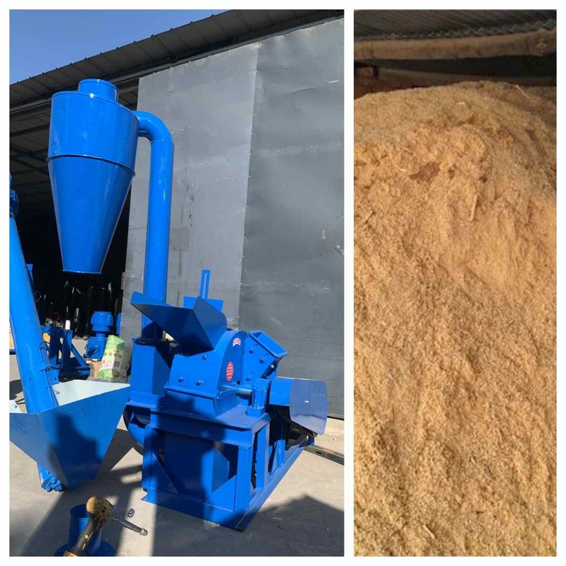 15kw 500kg/H διακλαδίζεται ξέσματα ξύλινων τσιπ ξύλινων τσιπ που συντρίβουν τη μηχανή 420-3 μύλων