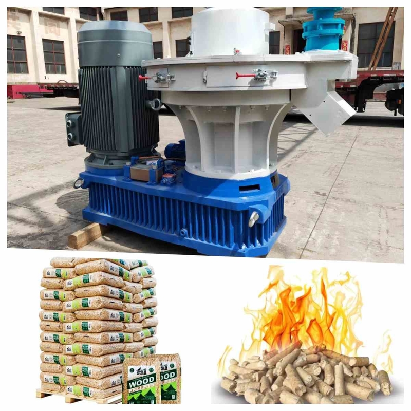 800-1000kg/H ξύλινος μύλος σβόλων κύβων δαχτυλιδιών φλοιών φυστικιών καρύδων μηχανών μύλων σβόλων