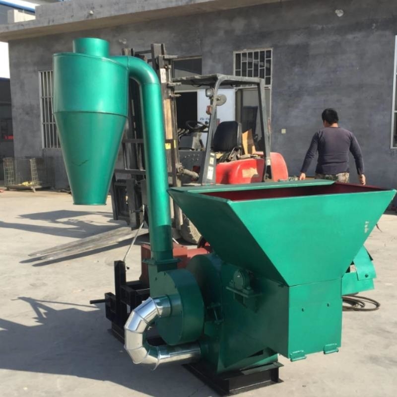 0.9-2t/H Output Grinder Crusher Machine 22kw Προσαρμοσμένο χρώμα Χτύπημα ξύλου