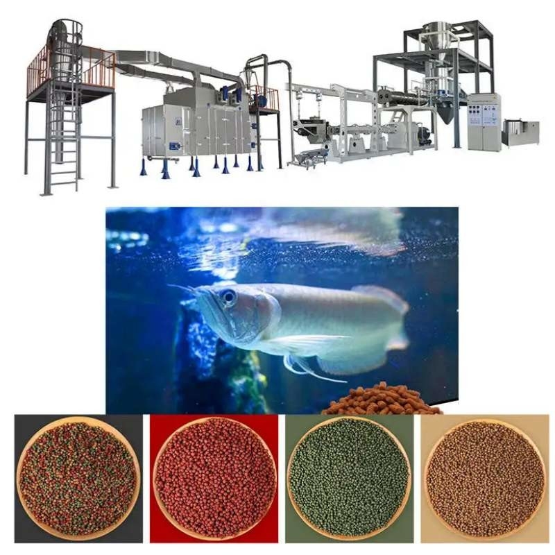 45-50kg/H πλωτή μηχανή εκχύλισης τροφής για ψάρια πλωτή γραμμή παραγωγής τροφής για ψάρια από ανοξείδωτο χάλυβα