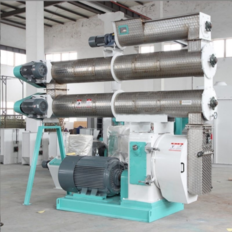 2-4 T/H Ring Die Feed Pellet Mill με μονό κλιματιστή