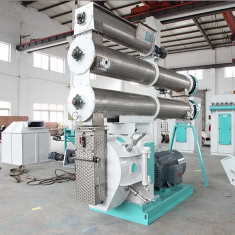 2-4 T/H Ring Die Feed Pellet Mill με μονό κλιματιστή