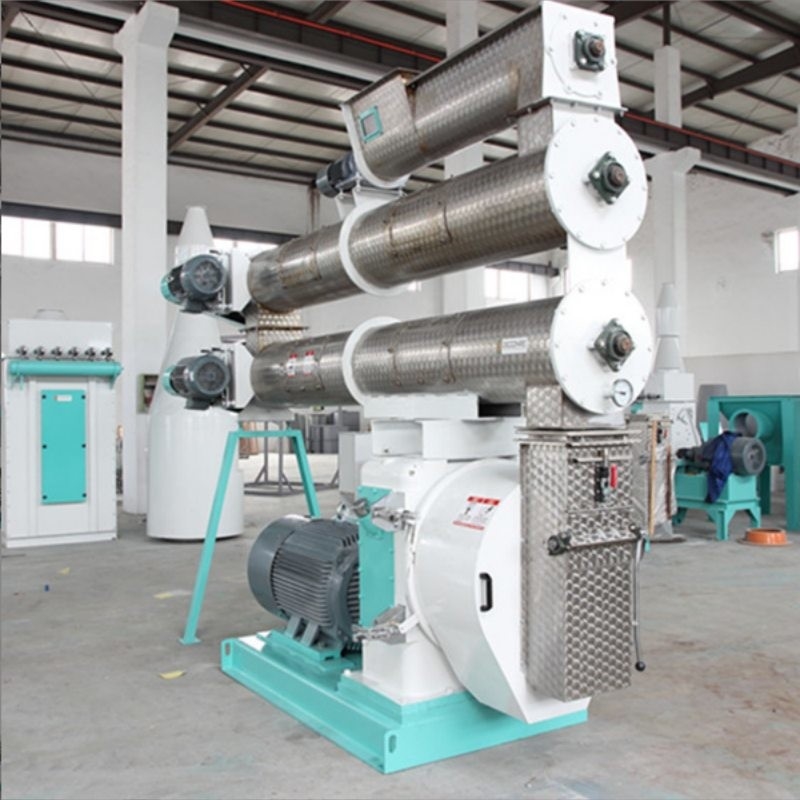 2-4 T/H Ring Die Feed Pellet Mill με μονό κλιματιστή