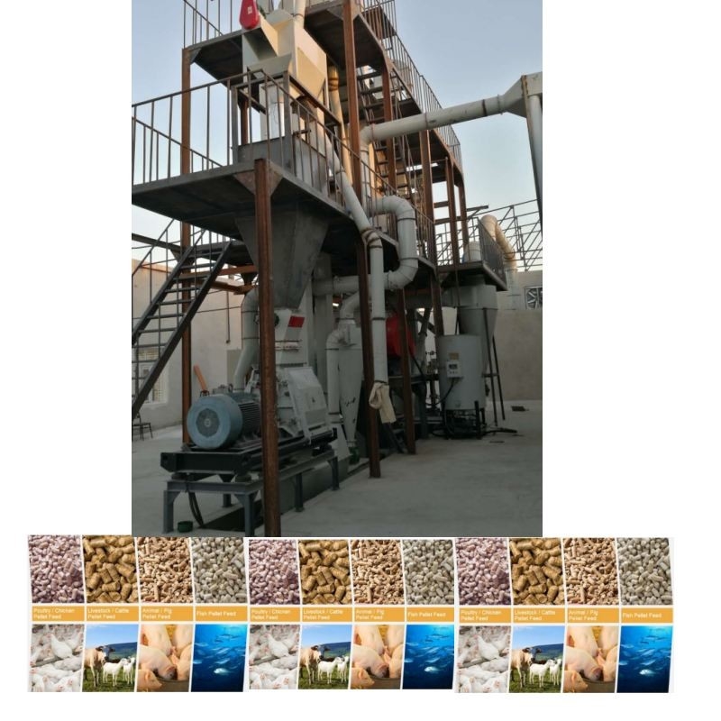 1-12 mm μέγεθος σφαιριδίων ζωοτροφών Γραμμή παραγωγής σφαιριδίων ζωοτροφών