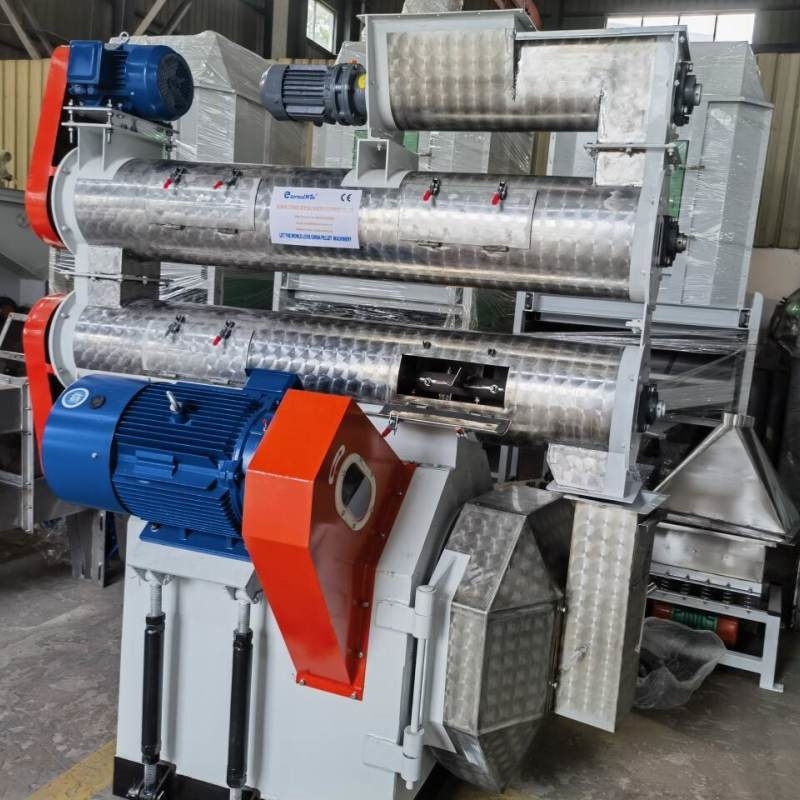 HKJ-250 με μονό κλιματιστικό Φαγητό πουλερικών Πελετοτριβείο Πελετοτριβείο Μηχανή Πελετοτριβείο Δαχτυλίδι Πελετοτριβείο Μηχανή