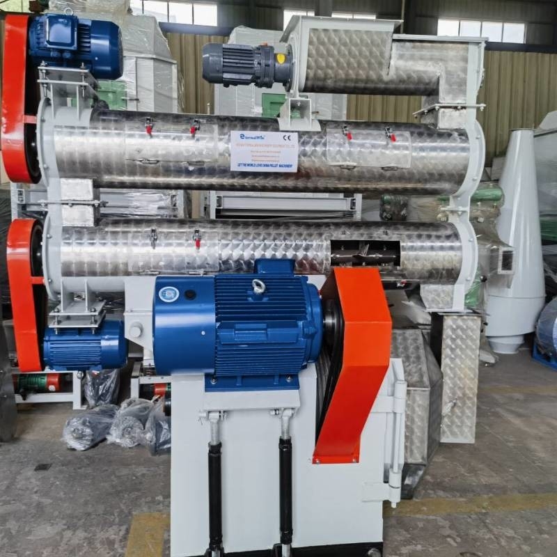 HKJ-250 με μονό κλιματιστικό Φαγητό πουλερικών Πελετοτριβείο Πελετοτριβείο Μηχανή Πελετοτριβείο Δαχτυλίδι Πελετοτριβείο Μηχανή