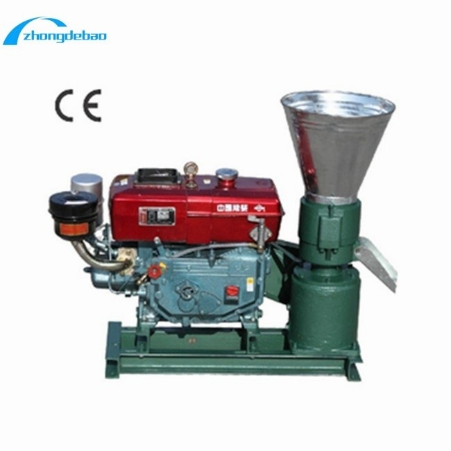 Δύναμη κινητήρα ντίζελ τύπου 10HP Μηχανή επεξεργασίας σφαιρίδων ζωοτροφών 90-120kg/h ισχύος Μηχανή κατασκευής σφαιριδίων ζωοτροφών