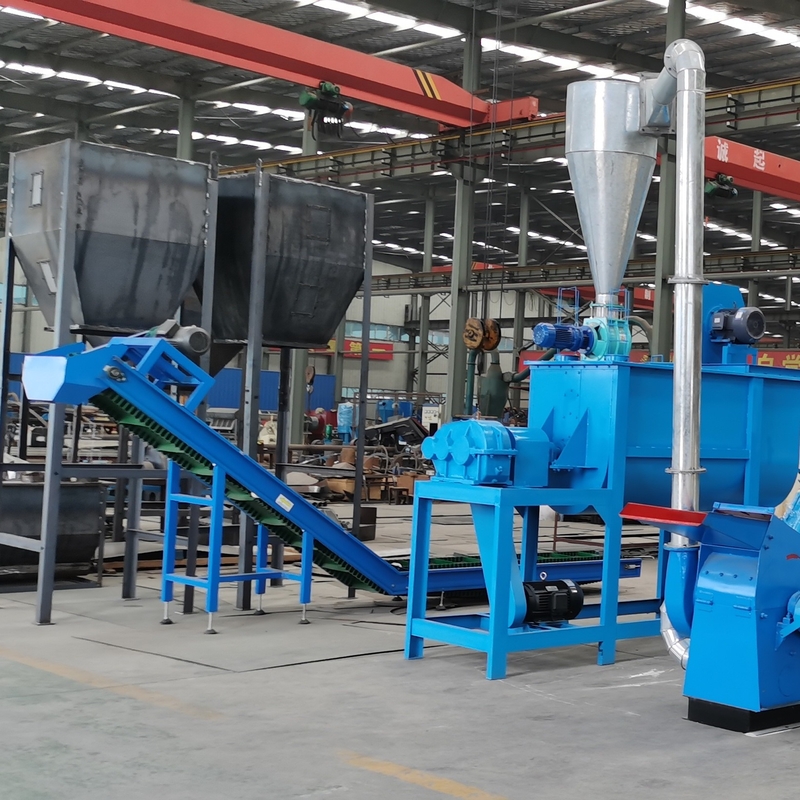 Νέα άφιξη 1000-5000kg/h Μηχανή κατασκευής ξύλινων πυριτίων Μεγάλη παραγωγικότητα Εγκατάσταση