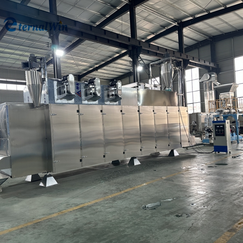 φ95mm Screw Diameter Floating Fish Feed Production Line with CE Certificate 0.8-10mm Feed Pellet Size