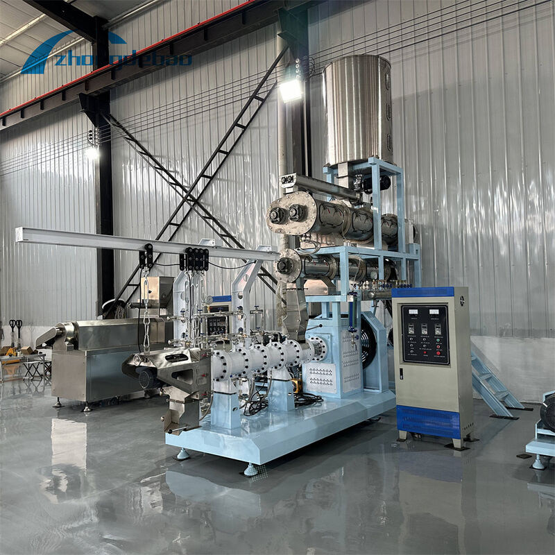 Main Power 37-160kw Floating Fish Feed Machine Industrial Grade Floating Feed Pellet Machine for Fish Farming Facilities
