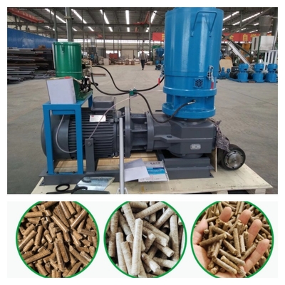 500KG/H επίπεδη υψηλή πυκνότητα μηχανών σβόλων ξύλινων τσιπ βιομαζών μύλων σβόλων κύβων ξύλινη