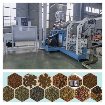 Κύρια Ισχύς κινητήρα 1-12 mm από ανοξείδωτο χάλυβα πλωτή γραμμή παραγωγής ζωοτροφών ψαριών 5,5-132 kw