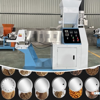 300-350kg/H μικρή ηλεκτρική μηχανή εξωθητών τροφών ψαριών μηχανών μύλων τροφών ψαριών