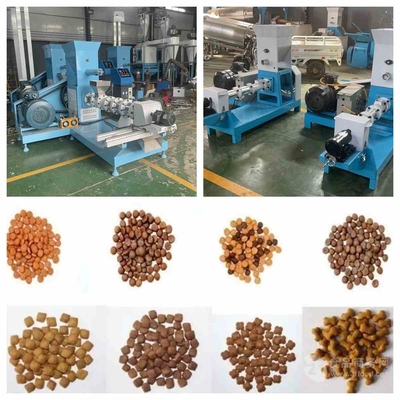 200-500kg/H ξεράνετε τη μικρή επιπλέουσα μηχανή 2.5mm6mm τροφών ψαριών εξωθητών τροφών ψαριών τύπων