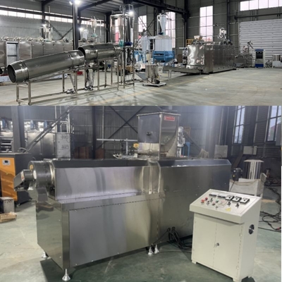 Υδρόβια τρόφιμα γατών σκυλιών μηχανών 160KW κατασκευαστών τροφών ψαριών που κατασκευάζουν τη μηχανή τη δίδυμη βίδα