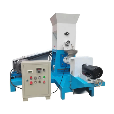50~2000kg/h Ατσάλινη ψαροτροφή Extruder Ηλεκτρική θέρμανση με ατμό Μία ή διπλή βίδα